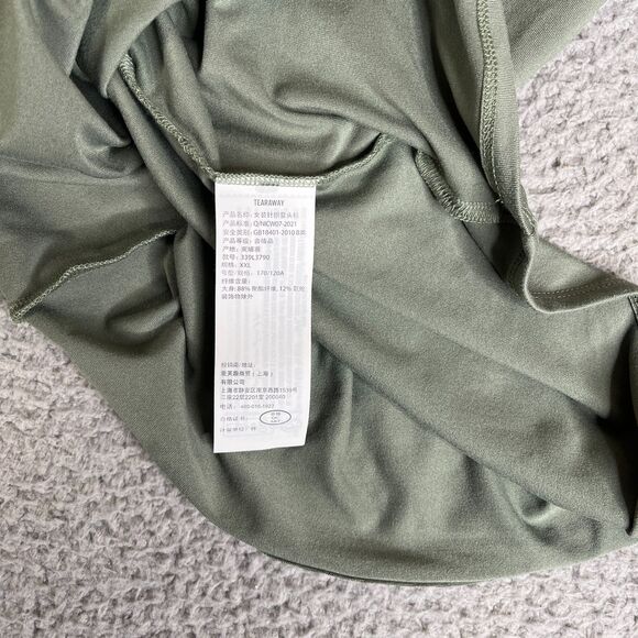 Hollister Crop T-Shirt Womans XXL Green Long Sleeve Stretch - Picture 11 of 12